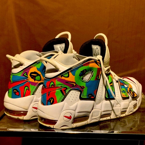 Nike | Shoes | Nike Air Uptempo Peace Love Swoosh | Poshmark